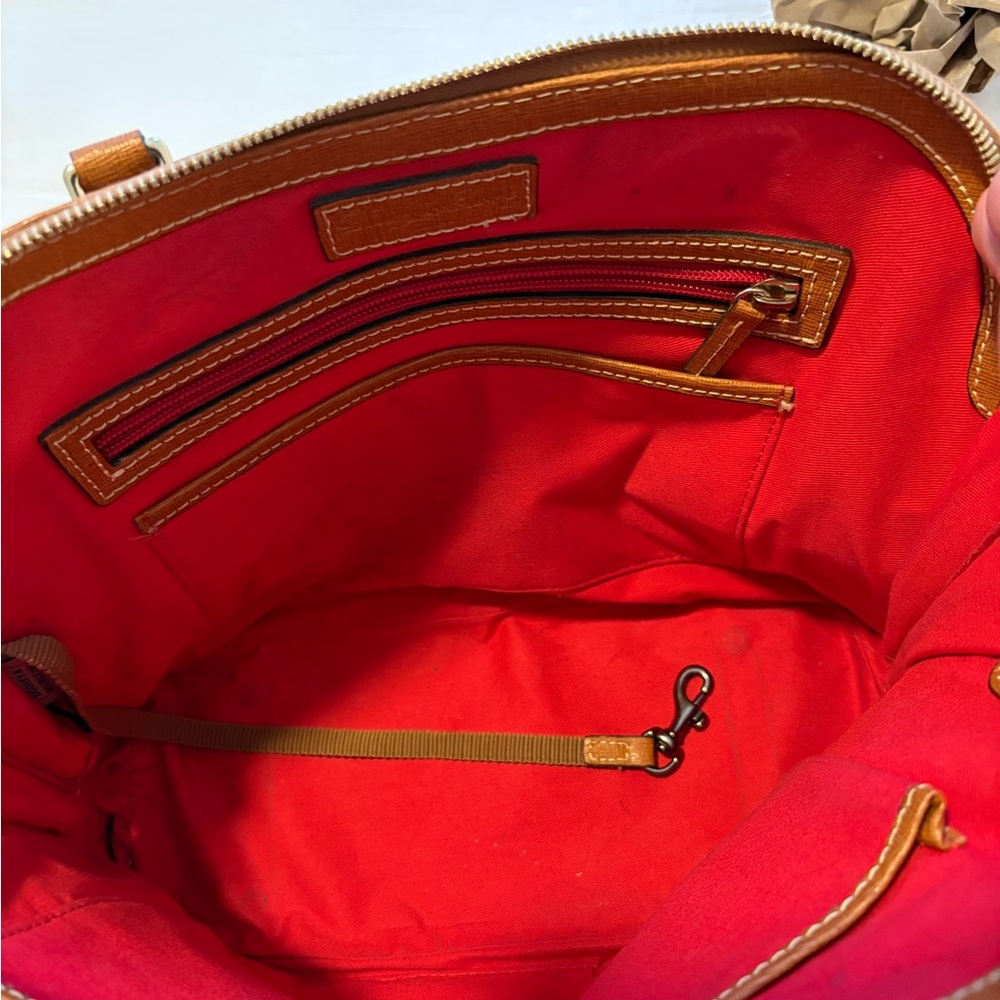 Dooney and Bourke Zip Satchel - Picture 3 of 4